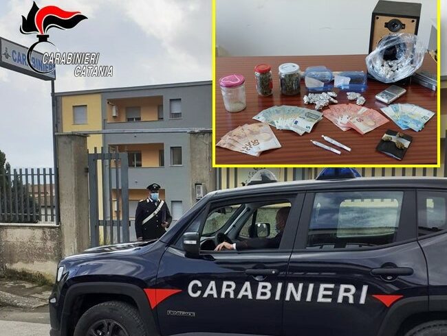 Vizzini, in casa nascondeva droga e soldi: 47enne arrestato in flagranza