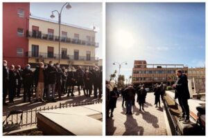 Paternò, sit-in per ‘salvare’ la Fontana di Piazza della Regione: “Sindaco ci ascolti. Restaurarla e non mutilarla”