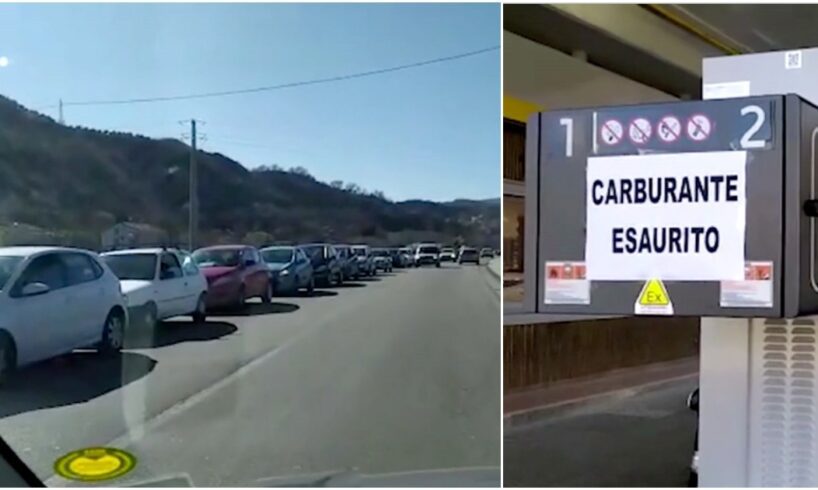 A Catania e in provincia prese d’assalto le stazioni di servizio: lunedì scioperano gli autotrasportatori e i self-service notturni