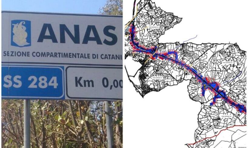 Raddoppio SS 284, l’Anas avvia la fase dell’esproprio: interessati i comuni di Adrano, Biancavilla, S. M. di Licodia e Paternò