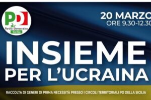Paternò, Pd promuove raccolta di beni in favore dell’Ucraina: domenica in via Baratta