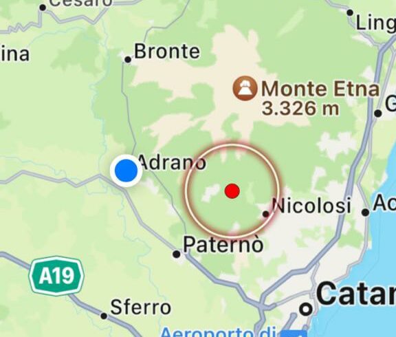 Trema la terra ai piedi dell’Etna: terremoto avvertito a Ragalna, Nicolosi e Biancavilla