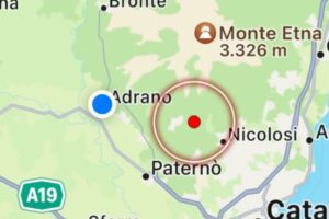 Trema la terra ai piedi dell’Etna: terremoto avvertito a Ragalna, Nicolosi e Biancavilla