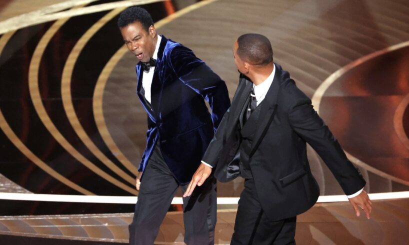 Oscar, all’Italia nemmeno una statuetta: Zelensky non interviene e Will Smith dà un pugno in faccia a Chris Rock