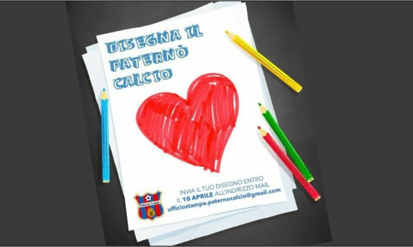 “Disegna il Paternò Calcio”: l’iniziativa della società rossazzurra rivolta ai giovani delle scuole