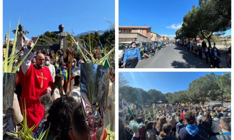 Biancavilla, torna la processione delle Palme nel quartiere Spartiviale: nel corteo bambini e boy-scout