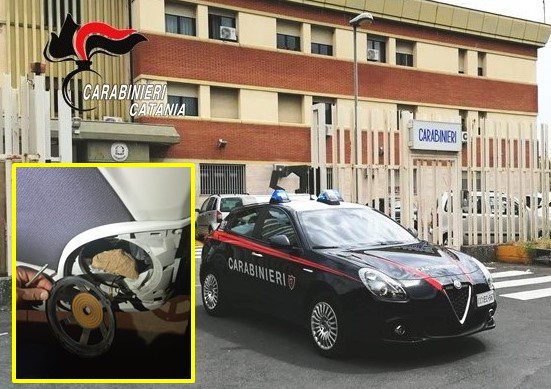 Bronte, nascondevano la cocaina nella cassa acustica dell’auto: arrestati in flagranza due giovani di Maniace