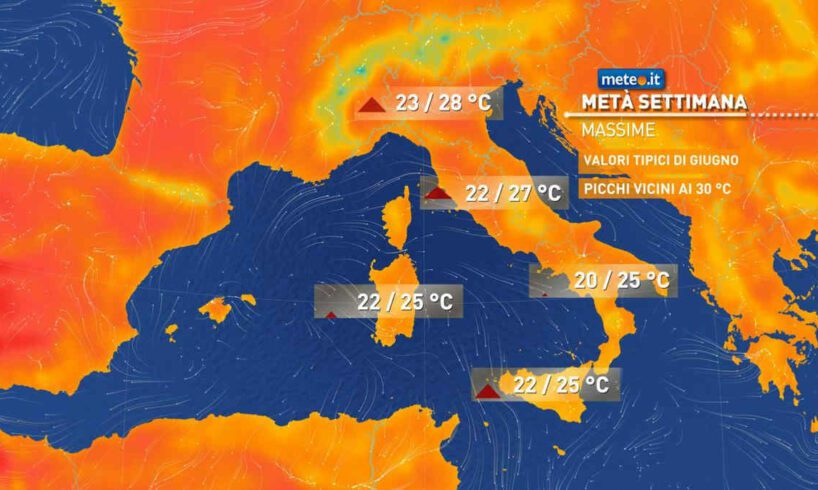 Meteo, anticipo d’estate con l’anticiclone africano: al Sud tocca per ultimo