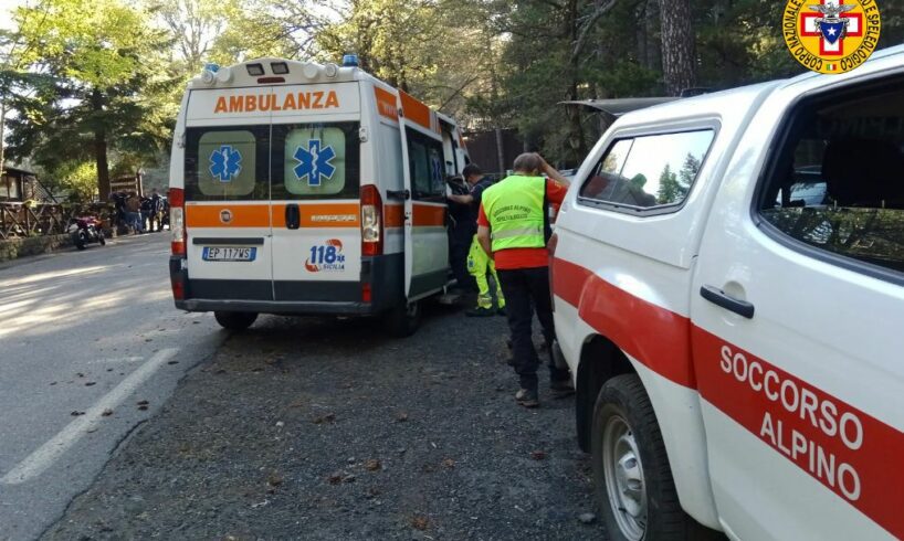 Randazzo, escursionista salvato sull'Etna da Soccorso alpino: era scivolato sulla Grotta del Gelo