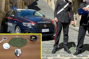 Caltagirone, in campagna custodiva la marijuana da rivendere: arrestato 43enne