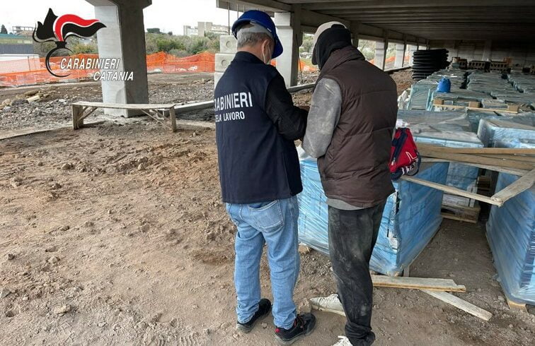 Catania, sicurezza nei luoghi di lavoro: 76 addetti risultati irregolari, 43 in nero