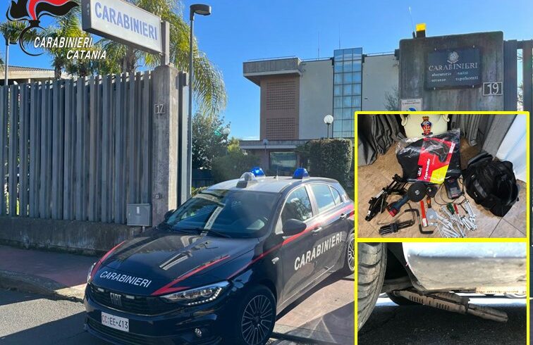 S. Agata li Battiati, viaggia su un’auto 'scomparsa' a Catanzaro e ruba un catalizzatore