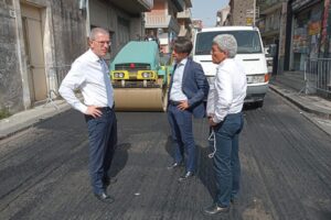 Misterbianco, avviati i lavori per rifacimento strade del centro e delle frazioni: l'importo è di 1,2 mln