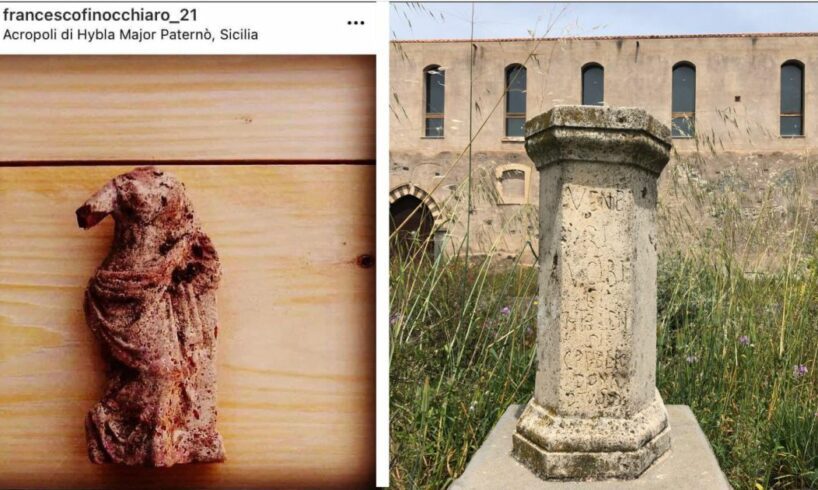 Il cippo di Venere ritrovato a Paternò: la copia donata dal Kiwanis illumina un frammento di storia