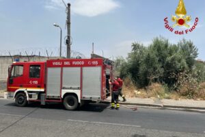 Incendi nel Catanese, Vigili del Fuoco al lavoro anche di notte: 35 interventi in tutta la provincia