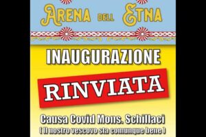 Adrano, rinviata la messa d’inaugurazione dell’Arena dell’Etna: il vescovo Schillaci ha il covid