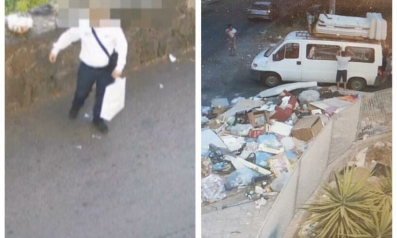A Paternò e Biancavilla le telecamere incastrano gli ‘zozzoni’: immortalati in c.da Tre Fontane e via Vittorio Emanuele