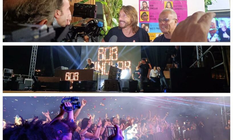 Adrano, festa all’Arena per il dj set di Bob Sinclar: “Innamorato della Sicilia”