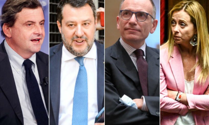 Letta battezza i “Democratici e progressisti”: apertura di Calenda. Nel Centrodestra si ragiona sulla premiership