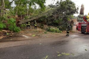 Grammichele, il maltempo fa danni: allagati piani cantinati e garage
