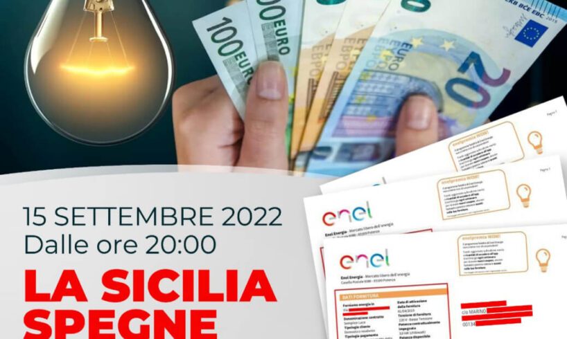 Caro energia, domani la Confcommercio spegne le insegne in Sicilia