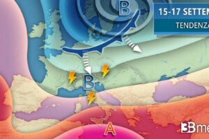 Meteo, fino a mercoledì punte fino a 37°C con l’anticiclone africano: aria fredda nel weekend