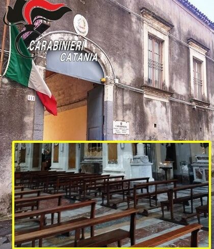 Catania, 48enne ruba cellulare in chiesa: sagrestano lo vede e lo denuncia