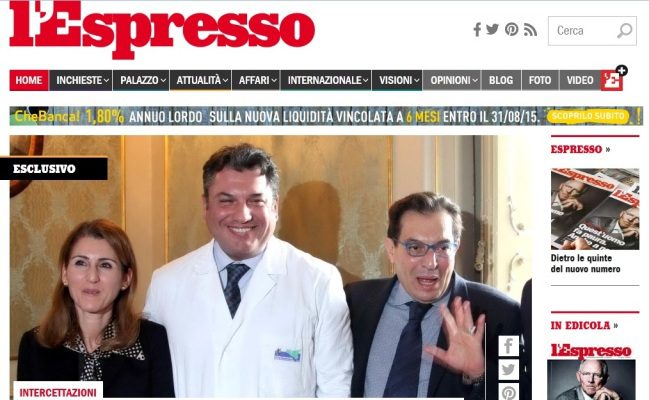 Palermo, Corte d’Appello conferma condanna al settimanale L’Espresso per diffamazione contro Crocetta