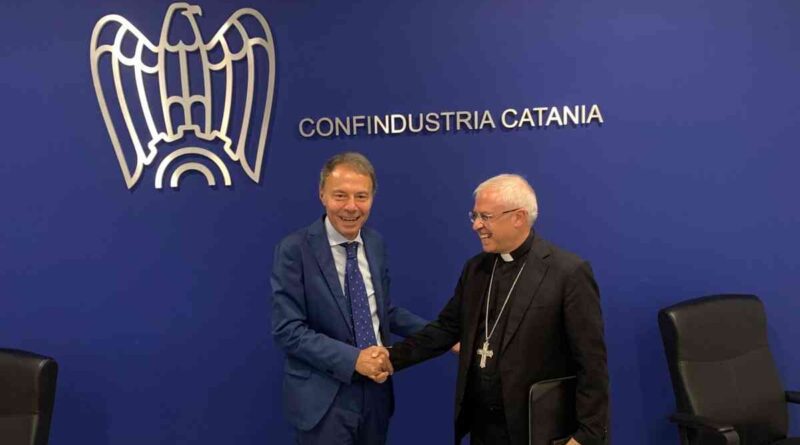 Catania, l’Arcivescovo Renna da Confindustria: “Non trascurare le esigenze del capitale umano che è il lavoratore”