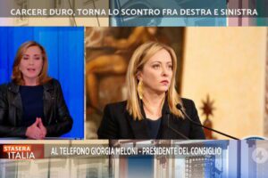Caso Cospito, interviene la Meloni dopo la bufera su Delmastro e Donzelli: “Sfida è allo Stato e non al governo”