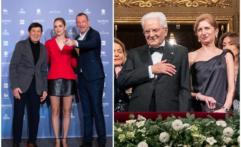 Il Festival di Sanremo applaude Mattarella e Benigni celebra la Costituzione: Ferragni scrive alla ‘lei’ bambina e Blanco prende a calci i fiori