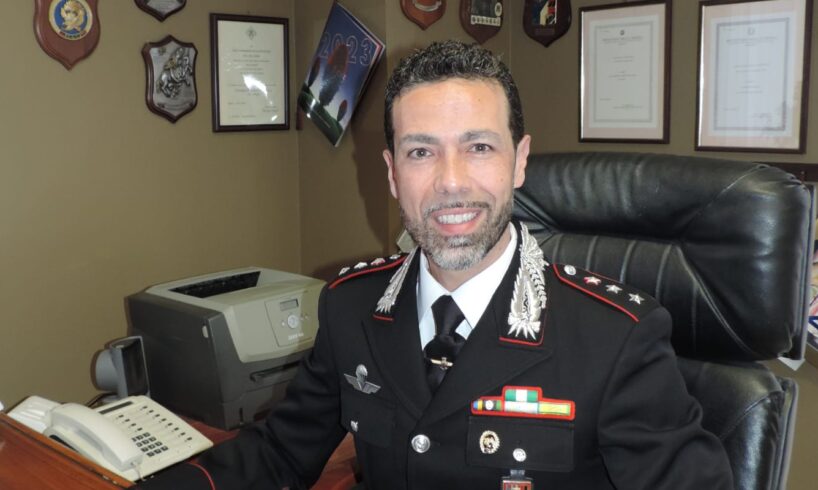 Biancavilla, il tenente Alessandro Cantarella al comando della Compagnia dei Carabinieri di Fossano