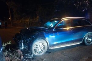 Nicolosi scontro tra due mezzi lungo la provinciale 92, cinque le persone ferite,