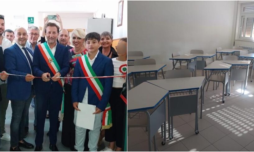 Belpasso, a Piano Tavola inaugurata nuova ala dell’istituto ‘Giovanni Paolo II’: ricavate 8 nuove aule