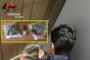 Giarre, nascondeva la droga nel controsoffitto: 46enne arrestato in flagranza