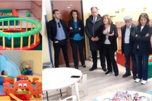 Bronte, inaugurati 2 spazi gioco per i bambini: in aree messe dei circoli didattici ‘Spedialieri’ e Mazzini’