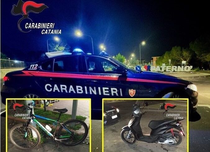 Paternò, ladri notturni di scooter e mountain bike: forzato un garage in corso Italia
