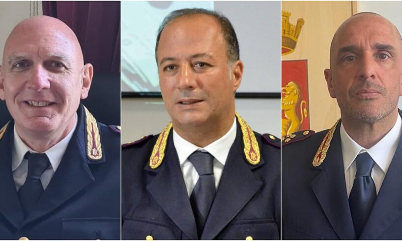 Catania, insediati tre nuovi dirigenti in Questura: Drago, Di Mauro e Ciavola