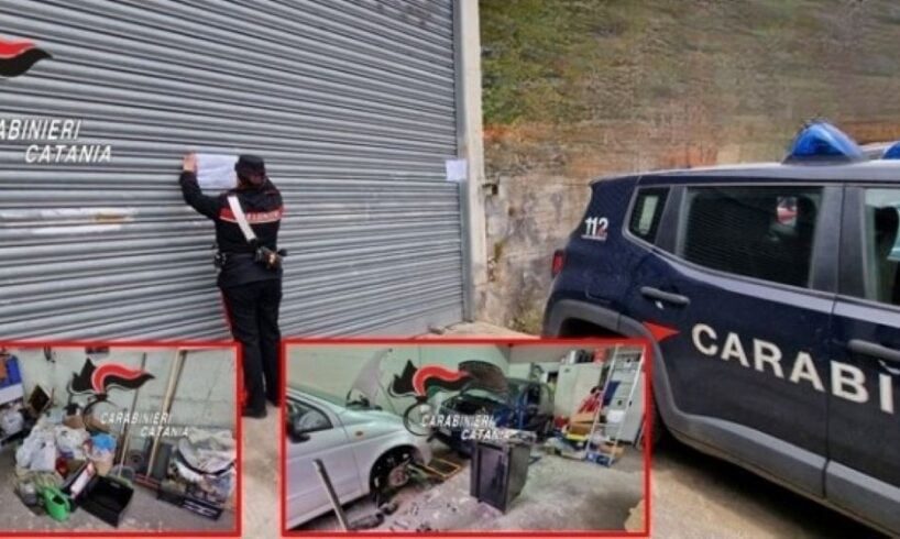 Belpasso, ‘trasforma’ il garage in un’officina meccanica abusiva: 42enne denunciato