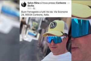 Riina jr modifica sui social il post “Buon Ferragosto”: nozze segrete per il figlio del boss