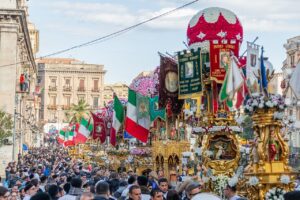 Catania, le Candelore di Sant’Agata: piccole opere d’arte donate alla Patrona