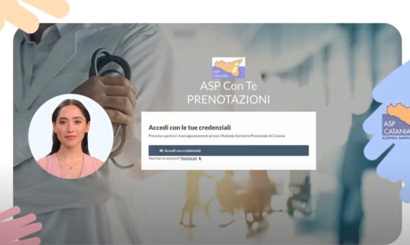 Asp di Catania attiva sistema di prenotazione on line senza Spid: accessibile tutti i giorni della settimana