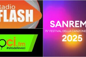 Sanremo 2025, trasmissione unificate di Radio Flash e Voci.fm dal cuore del Festival