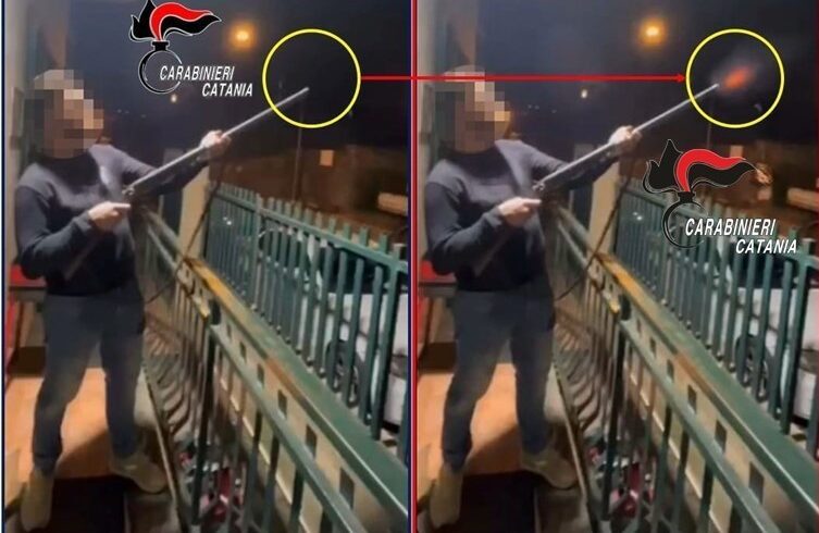 Biancavilla, spari col fucile la notte di San Silvestro e munizioni in casa: 2 denunciati. Indagini svolte anche sui social