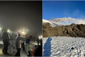Etna, Prefettura dispone piano per la viabilità. Protezione Civile: “Distanza minima di 300/500 metri vicino alla colata”