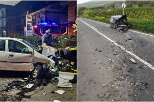 Adrano e Palagonia, 8 feriti in due incidenti stradali all’alba di oggi