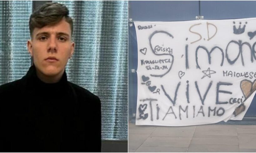 A Catania i funerali del giovane precipitato dal lucernario di Etnapolis: “Simone vive”