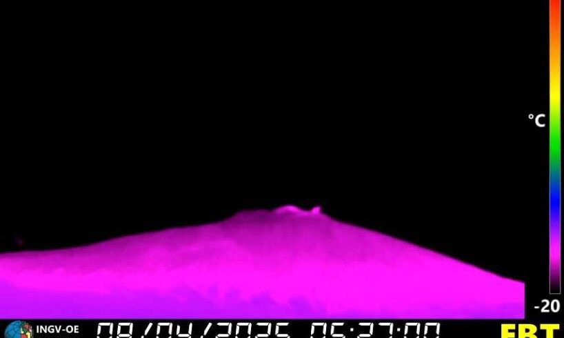 Etna, nuova attività stromboliana al Cratere di Sud-Est: emissione di VONA rosso per il traffico aereo