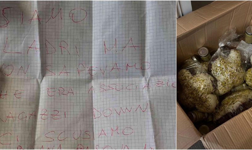 Catania, i ladri restituiscono le colombe pasquali e si scusano: “Ignoravamo fosse associazione di ragazzi Down”