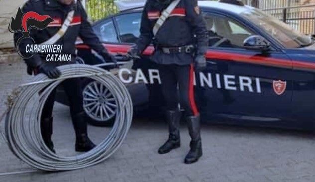 Catania, 47enne di Paternò sorpreso a rubare 30 kg di rame in una cabina Enel: arrestato